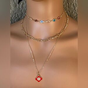 Trending Gold Multi Stranded Statement Necklace